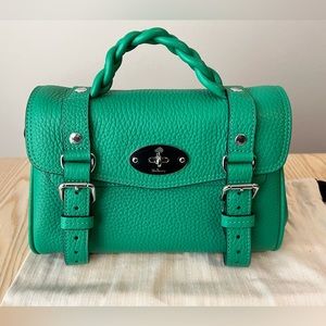 Mulberry Mini Alexa in Lawn Green
